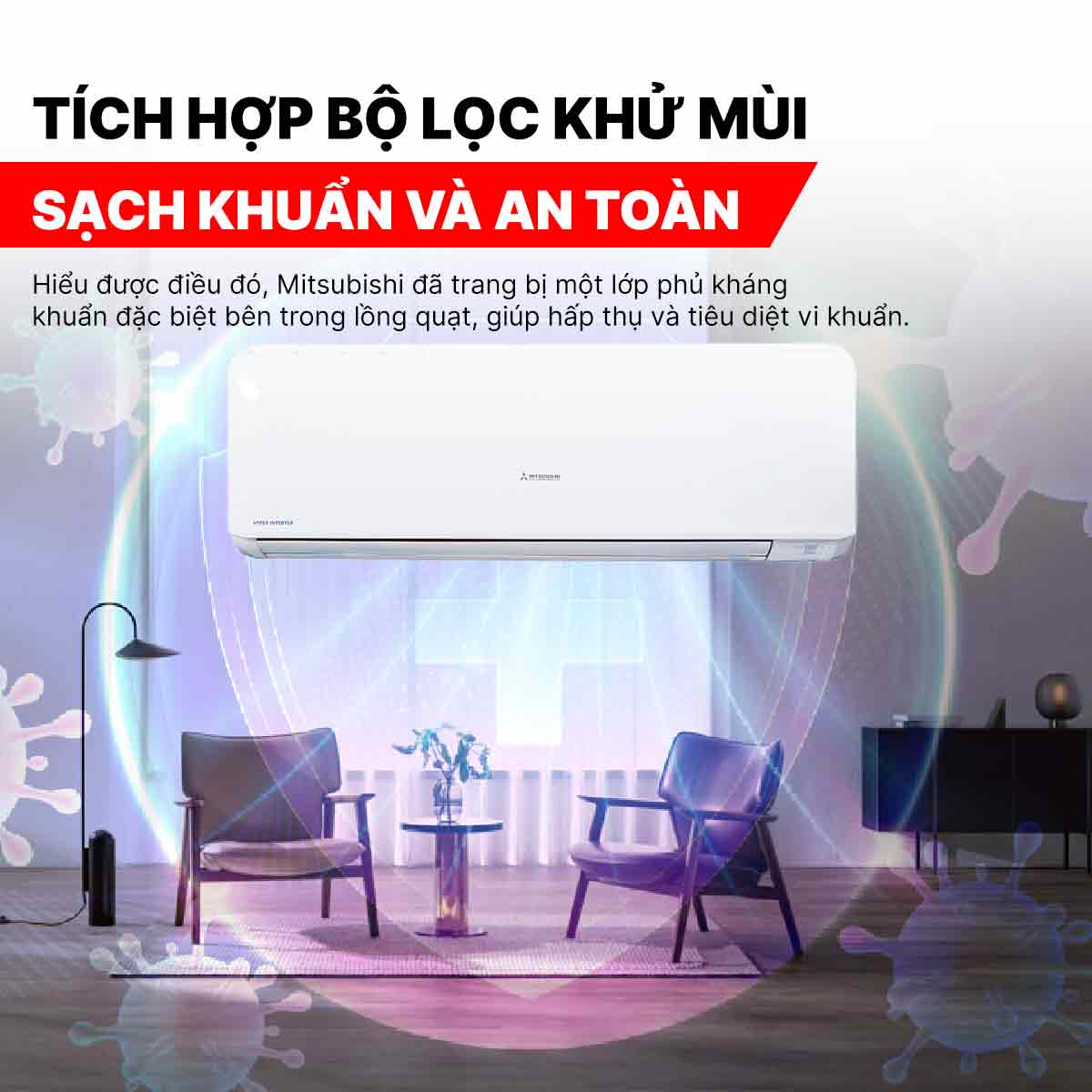 Điều hòa Mitsubishi Heavy 12000BTU SRK/SRC13YXS-W5