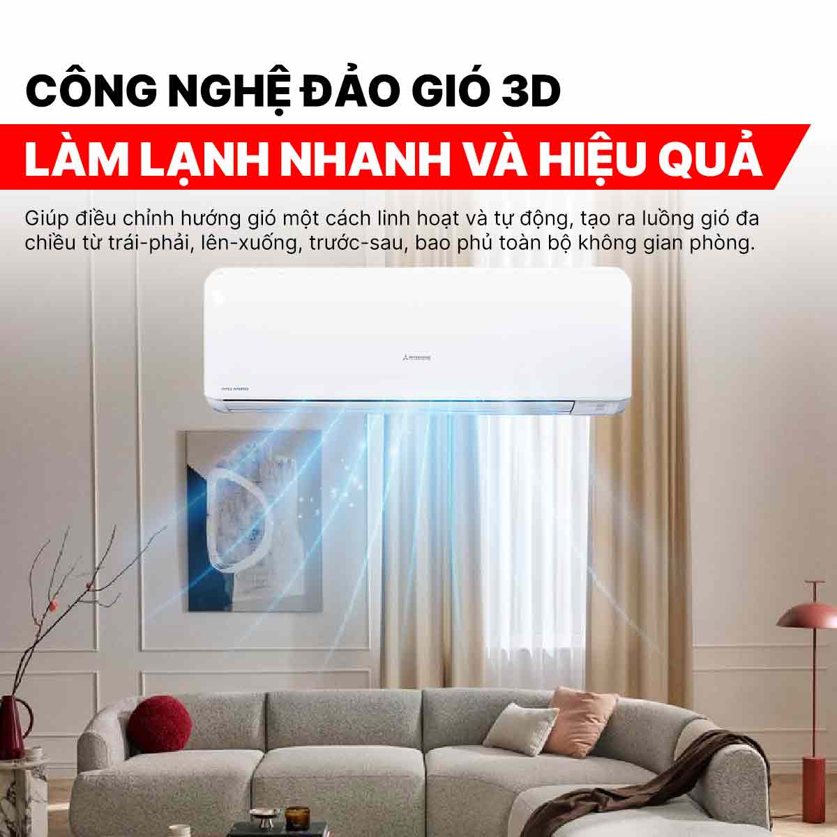 Điều hòa Mitsubishi Heavy 12000BTU SRK/SRC13YXS-W5