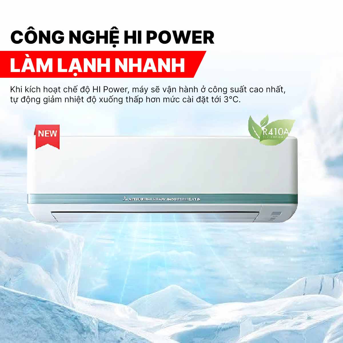 Điều hòa Mitsubishi Heavy 18000BTU 1 chiều SRK/SRC18CS-S5