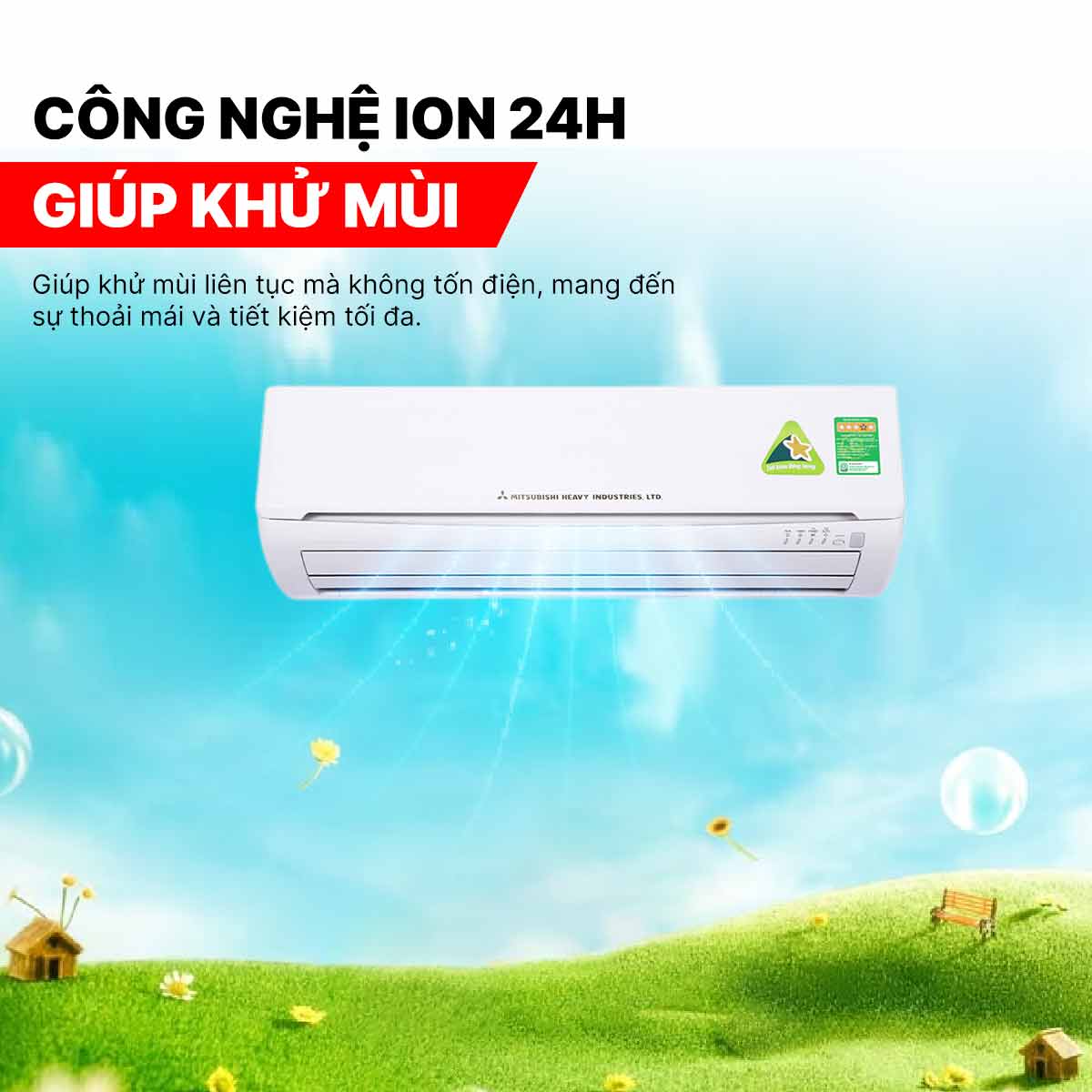 Điều hòa Mitsubishi Heavy 24000BTU 1 chiều SRK/SRC24CS-S5