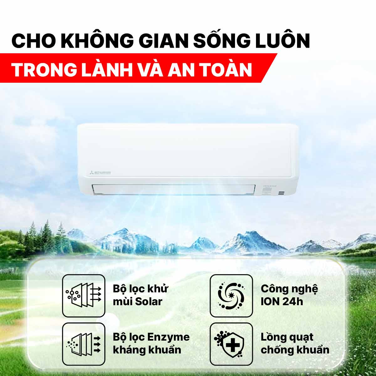 Điều hòa Mitsubishi Heavy 9000BTU SRK/SRC10YYP-W5