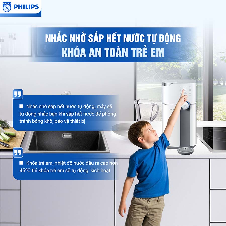 Máy lọc nước RO để bàn Philips ADD6910